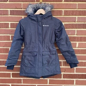 Girls' Columbia Nordic Strider Waterproof Hooded Shell Jacket Size Small 7/8 - Picture 1 of 12