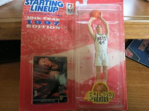 NEW Vintage NJ NETS Original Keith Van Horn Starting Lineup-1997 Cover