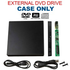 IDE to USB 2.0 CD DVD RW Rom External Caddy Case Enclosure Cover