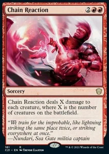 Magic the Gathering MTG Chain Reaction (161) Commander 2021 LP - Picture 1 of 1
