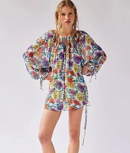 Top túnica Free People Jen's Pirate Booty Carnavale M/L nuevo con etiquetas $165 - Imagen 1 de 13