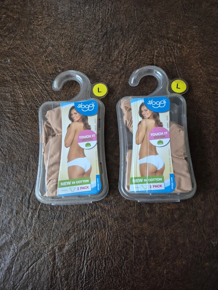 Bragas tanga Sloggi nuevas con etiquetas, 2 paquetes de 2, talla L Foto 1 de 4