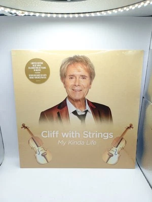 CLIFF RICHARD WITH STRINGS RARE BLUE VINYL LIMITED EDITION NEW SEALED - Image 1 of 4