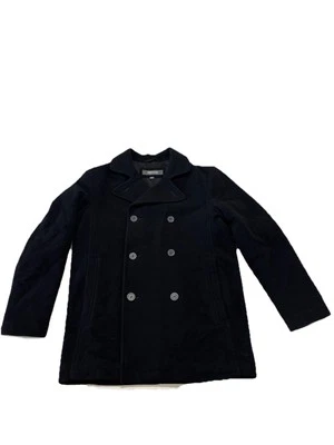 Calvin Klein Wool Blend Double Breasted Men’s Size Medium Heavy Pea Coat - Image 1 of 4