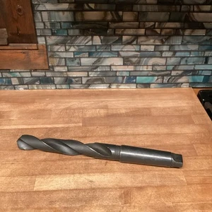 Standard 1-39/64 O.D. HSS Twist Drill Bit Morse Taper #5 Shank 1.6093  Unbranded - Picture 1 of 12