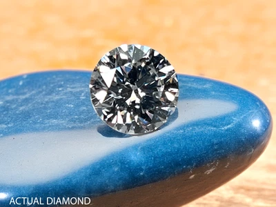 Sparkle! GIA CERTIFIED Round Brilliant .38 CT SI1 G Natural Earth Mined Diamond - Image 1 of 4