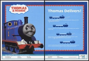 THOMAS & FRIENDS - Original 2001 Trade AD / Poster_ Gullane Ent. _ Tankmotor - Bild 1 von 3