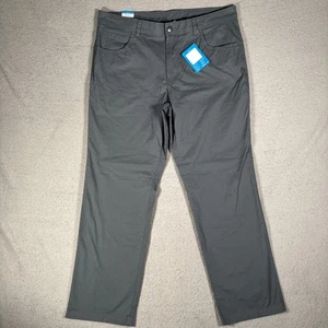 Nwt Columbia Pants Men’s Size 38x32 Rapid Rivers Regular Fit Gray - Picture 1 of 12