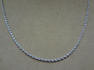MICHAEL ANTHONY 10K WG 20 INCH 1.5 mm ROPE CHAIN LINK NECKLACE - Picture 1 of 6