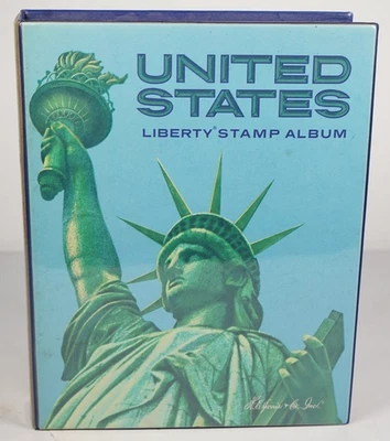 US 1908-1980s COLLECTION OF 1,100+ STAMPS MINT IN HARRIS LIBERTY ALBUM - Image 1 of 4