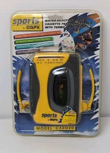 New Sports by GPX AM/FM Cassette Headphones C3202D See Description  - Picture 1 of 4