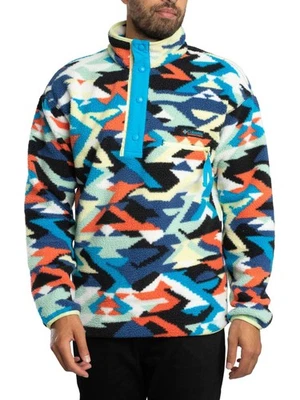 Columbia Men's Helvetia II Printed Half Snap Fleece, Multicoloured - Image 1 of 4