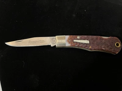 Navaja de bolsillo Remington Silver Bullet R1173L 1984 hecha en EE. UU. Foto 1 de 4