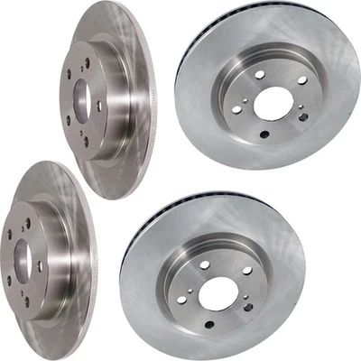Front & Rear Brake Disc Rotors For Scion tC 2011 2012 2013 2014 2015 2016 - Image 1 of 4