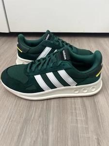 Size 9 Men's Adidas Run 84 Shoes Sneaker - Collegiate Green/White/Shadow W/ Box - Picture 1 of 11