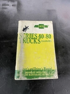 1971 Chevy Series 40-80 Gas Truck Owner Manual - Picture 1 of 5