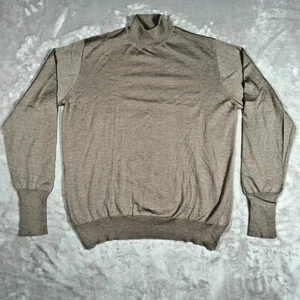 Brunello Cucinelli Sweater Mens Large Cashmere Silk Knit VTG Designer Italy EUC - Picture 1 of 13
