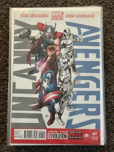 Uncanny Avengers 1st Series #1 Blue Sketch Variant (2012 Marvel) - Picture 1 of 1