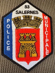 ECUSSON POLICE MUNICIPALE DE SALERNES 83 (ÉCU 86) RECHERCHÉ - Picture 1 of 2