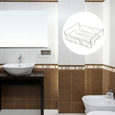 Cesto da bagno a parete a parete cesto da bagno senza perforazione della cucina. - Imagen 1 de 4