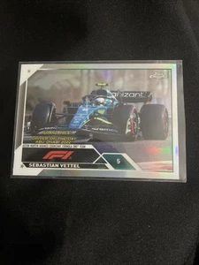 2023 Topps Chrome Formula 1 REFRACTOR Sebastian Vettel #187 - Picture 1 of 1