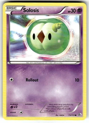Pokémon TCG Solosis 73/113 Common NM - Image 1 of 2