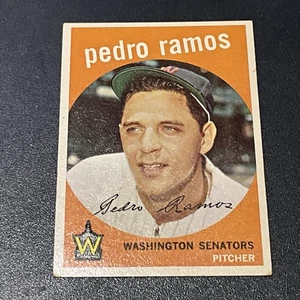 1959 Topps # 78 Pedro Ramos Sehr guter Zustand KOSTENLOSER VERSAND - Bild 1 von 2