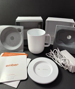 Ember Temperature Control Smart Mug² 10oz White, Coffee/Tea, Use with Smartphone - Picture 1 of 14