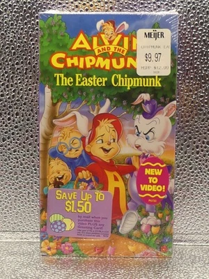 Alvin And The Chipmunks The Easter Chipmunk NR Stickers VHS New Factory Sealed - Image 1 of 4