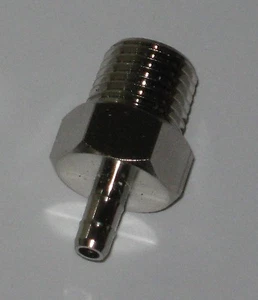 Male Barbed Fitting Coupler 1/4"NPT 1/4"Tubing Hose Barb New #AU14 - Imagen 1 de 2