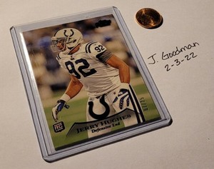 2010 Topps Prime 7/25 Jerry Hughes Rookie Indianapolis Colts RC Buffalo Bills 💎