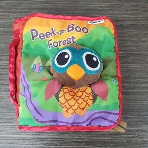 Libro de tela suave colorido Tomy Lamaze Peek A Boo Forest Owl Crinkle para niños pequeños - Imagen 1 de 8