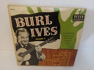 Decca Records Burl Ives Roger Young Volume 3 45 RPM With Case Cover 2 Records - Picture 1 of 6