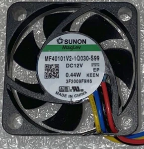 NEW Sunon 40x40x10 mm MagLev Bearing 4-Pin PWM 12V 7CFM 5800RPM 20.6dBA Case Fan - Picture 1 of 3