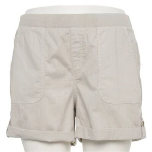 Pantalones Cortos Utilitarios Sonoma Easy Pull-On Bronceados Talla Grande 5X Nuevos con Etiquetas - Imagen 1 de 2