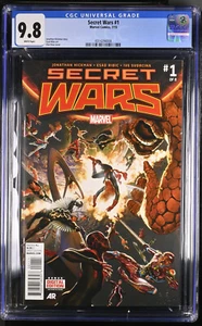 Secret Wars #1 CGC 9.8 Alex Ross Cover Hickman 2015 - Picture 1 of 3