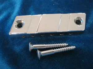 Vintage 1970's GUILD Chrome Plated TAILPIECE For S-100 BluesBird M-75 M-80 - Picture 1 of 8