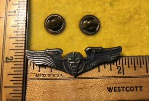 NANEE-B) US ARMY MEDICAL FLIGHT OFFICER WINGS 2 INCH, Korea. Vietnam Ära, C/B - Bild 1 von 3