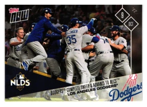 2017 Topps Now #742 Los Angeles Dodgers sweep Arizona - Picture 1 of 2
