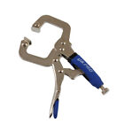 US PRO 150mm 6" LOCKING C CLAMP with Swivel Contact Pads vice grip Welding 1607
