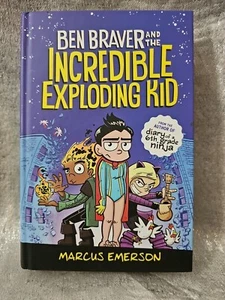 Ben Braver and the Incredible Exploding Kid by Marcus Emerson Hard Cover - Foto 1 di 8