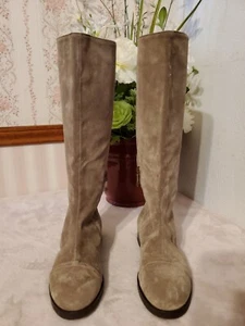 Botas de Cuero Alberto Fermani Taupe Talla EU 37 - Imagen 1 de 11