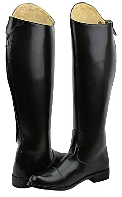 Mujeres Damas STIRLNG Vestido Doma Botas Cremallera Inglés Equitación Ecuestre Foto 1 de 2