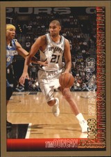 2005-06 Bowman Basketball Gold #21 Tim Duncan