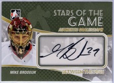 2010-11 Between The Pipes Autographs #AMIB Mike Brodeur *S2034