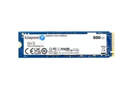 Kingston NV3 M.2 2280 500GB PCIe 4.0 x4 NVMe Internal Solid State Drive (SSD) SN - Image 1 of 2