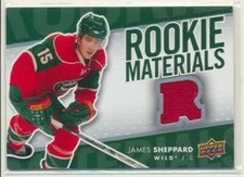 2007-08 Upper Deck Series 2 Rookie Materials James Sheppard Minnesota Wild