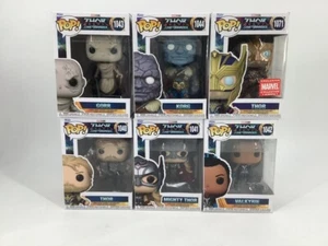 Lote 6 Funko Pop 1040 1041 Mighty Thor 1042 1043 Gorr 1044 Korg 1071 Valkyrie - Imagen 1 de 6