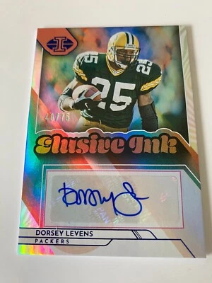 Panini Illusions 2022 - Elusive Ink Blue #EI-DL Dorsey Levens/75 (AU) Foto 1 de 3