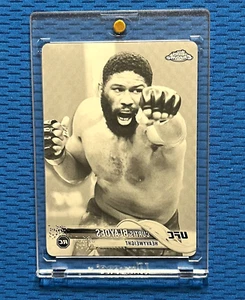 *CURTIS BLAYDES* ~2018 DEBUT “BLACK” PLATE RC~ TOPPS UFC CHROME *(ROOKIE(#1/1)* - Picture 1 of 9